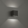 Aplica de exterior minimalista ajustabila QUADRO neagra LED, pt balcon