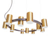 Lampa suspendata BOUGIE S2 - Design nou, negru, auriu pentru living