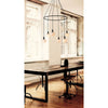 Cauti o lampa suspendata neagra ANGELO cu globuri de sticla, design modern, industrial, pentru living, dining sau dormitor?