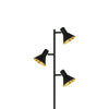 Lampadar negru-auriu HARVEY - Pentru living sau sufragerie