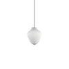 Cauti un pendul alb BOHO S1 cu glob din sticla, design modern, elegant, pentru living, dining sau dormitor din colectia de lustre si candelabre Domicilio?