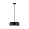 Pendul negru din metal SALI cu LED 24W, design modern, minimalist