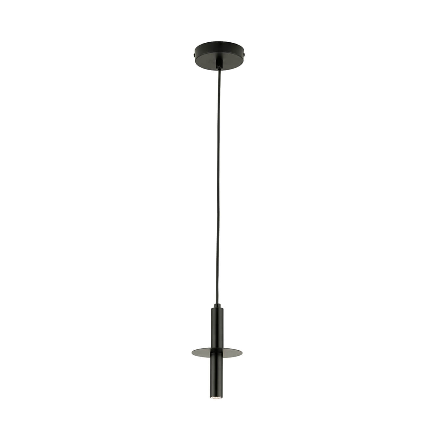 Cauti un pendul negru DUCT S1S cu LED, design modern, pentru living, dining sau dormitor?