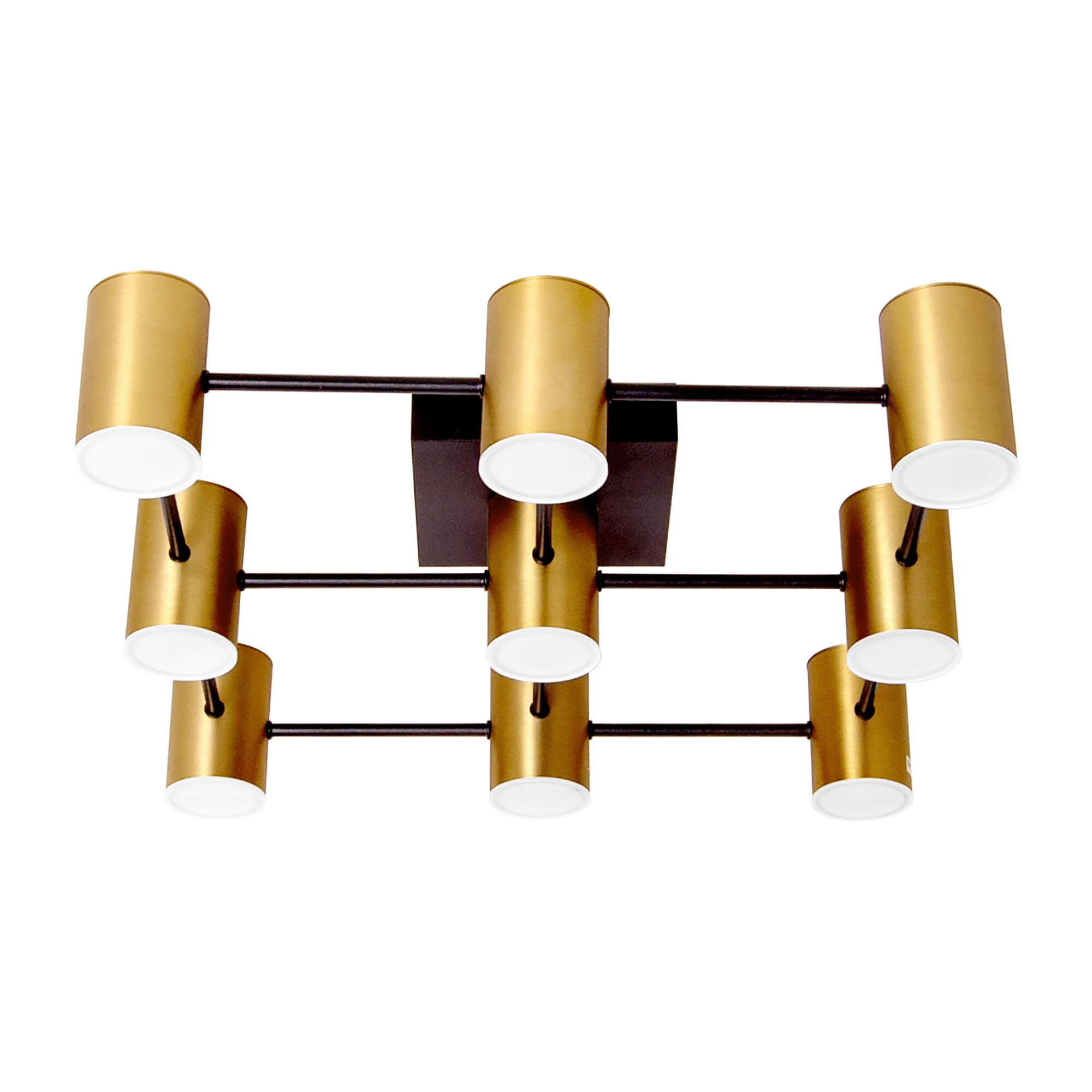 Domicilio Design, Lampa suspendata BOUGIE S2 - Design nou, negru, auriu