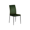 Cauti un set de 4 scaune tapitate DEMINA verde ACTONA pentru dining, comod, sezut catifea