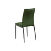 4 scaune tapitate DEMINA verde ACTONA pentru dining, comod, sezut catifea, design elegant.