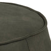 Cauti un taburet pufos verde masliniu, design elegant, ideal pentru sufragerie