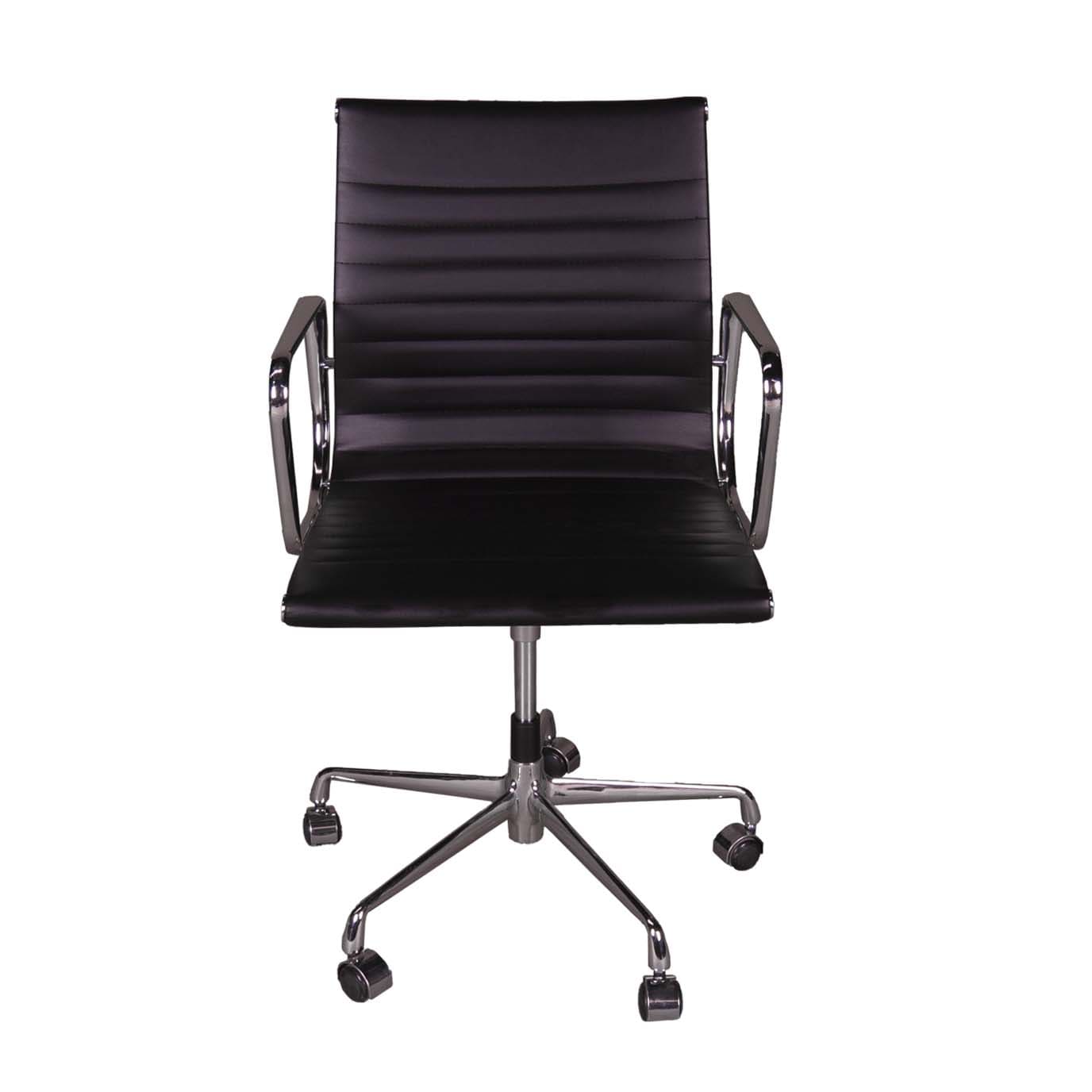 scaun office negru piele modern