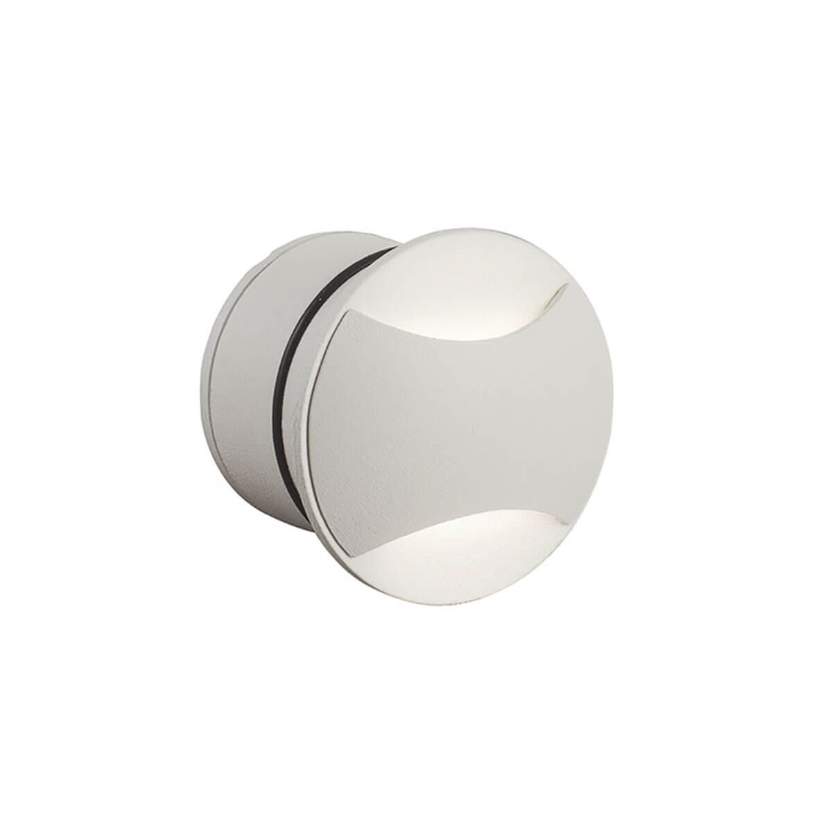 Iluminat exterior sofisticat: Aplica incastrata ITHAKI W2 alba cu tehnologie LED de 3W, pentru o atmosfera moderna si placuta.