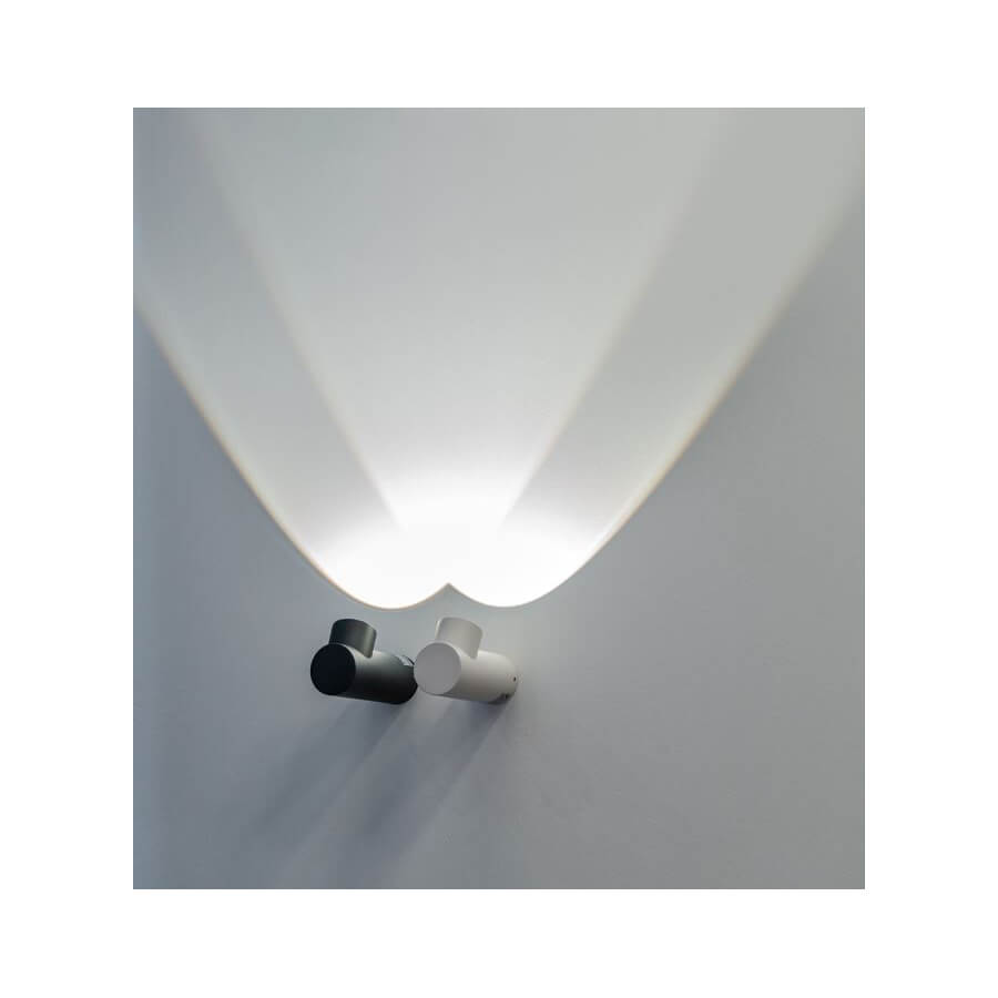 Aplica de exterior minimalista VOX neagra cu LED 7W