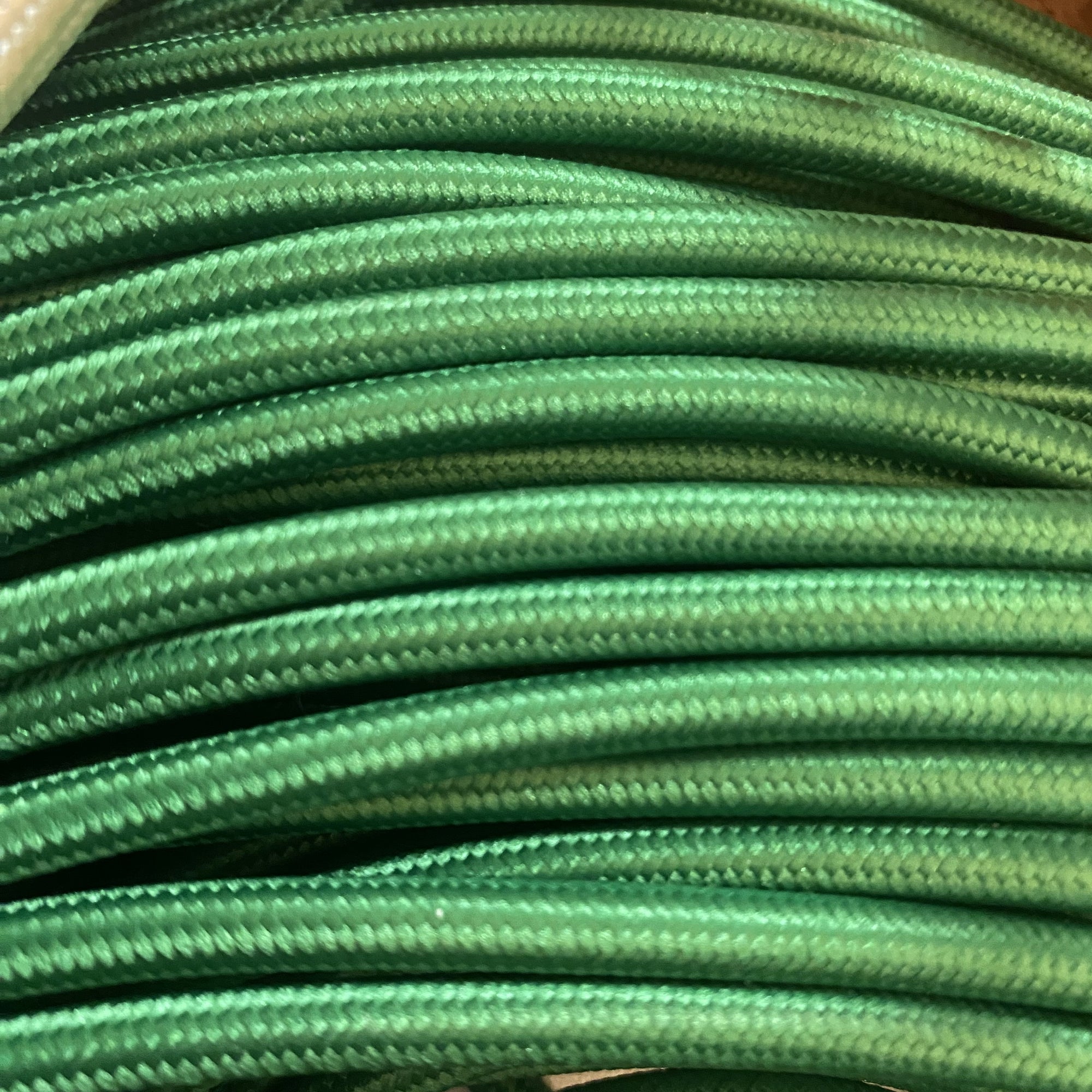 Cablu electric colorat verde - 1 metru