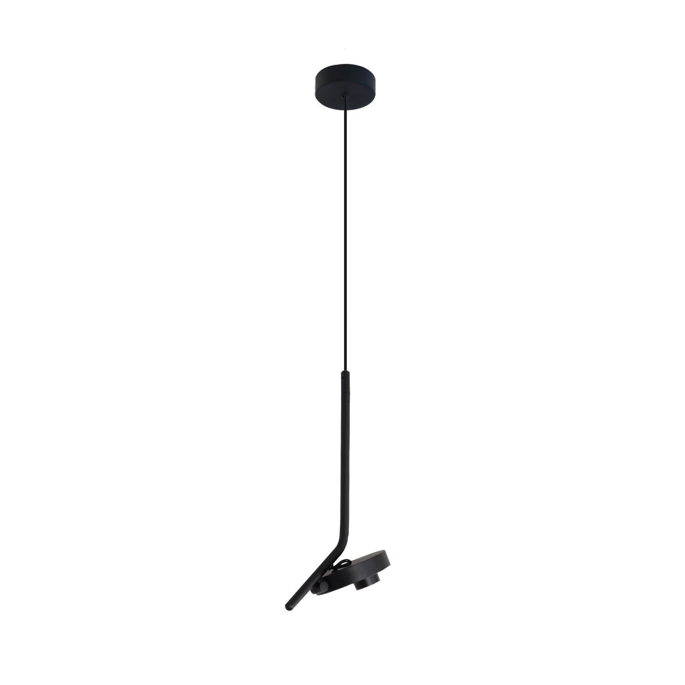 Pendul futurist FACTORY negru cu LED 7W, pentru un decor modern si rafinat.