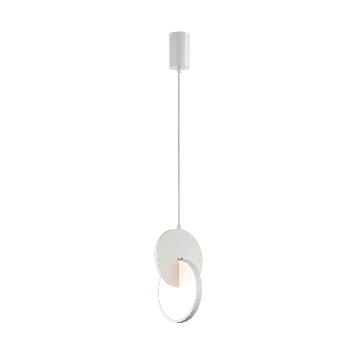 Pendul modern MAGIC alb cu LED 5W, un element elegant in decorul tau.