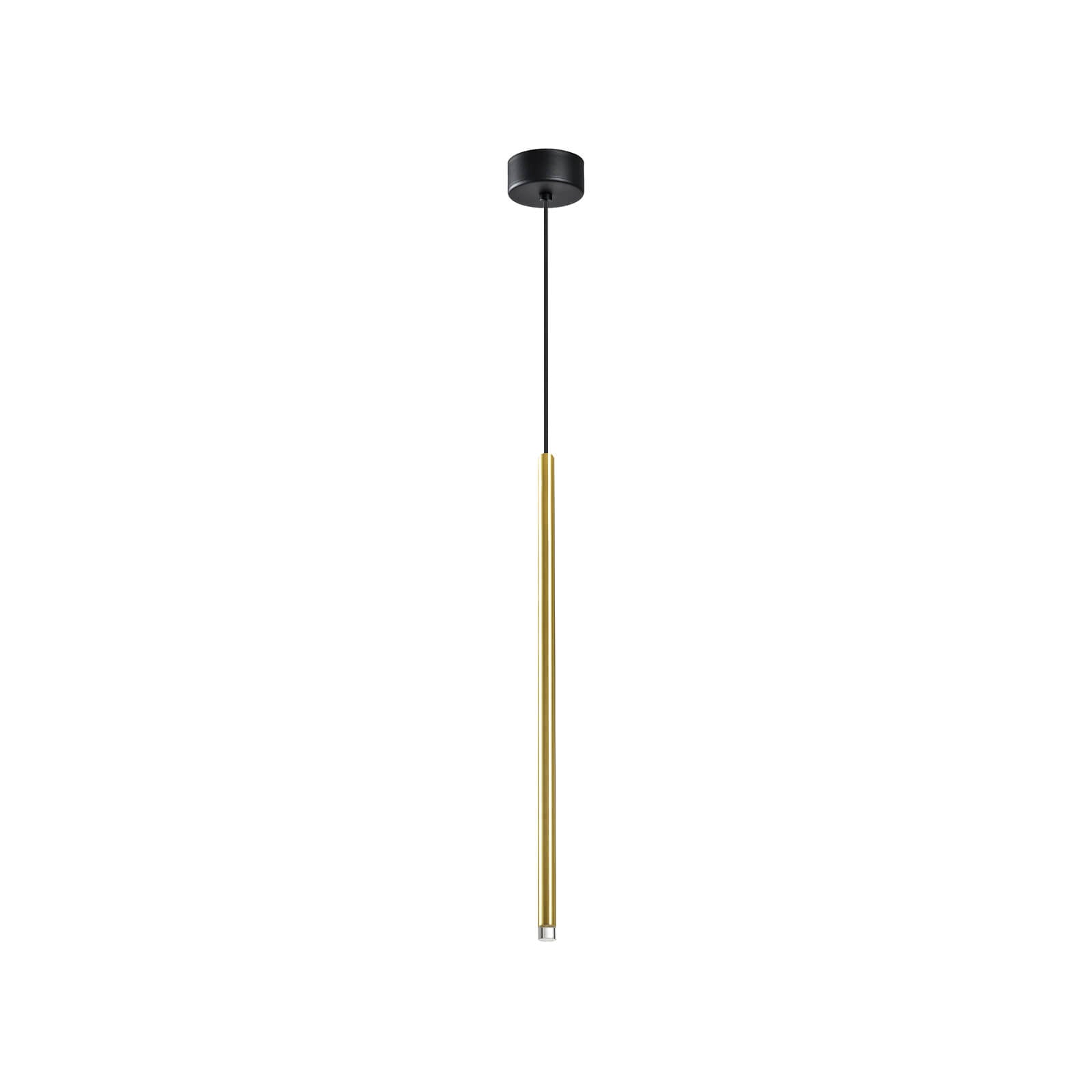 Pendul minimalist ZENIA auriu cu LED 4W