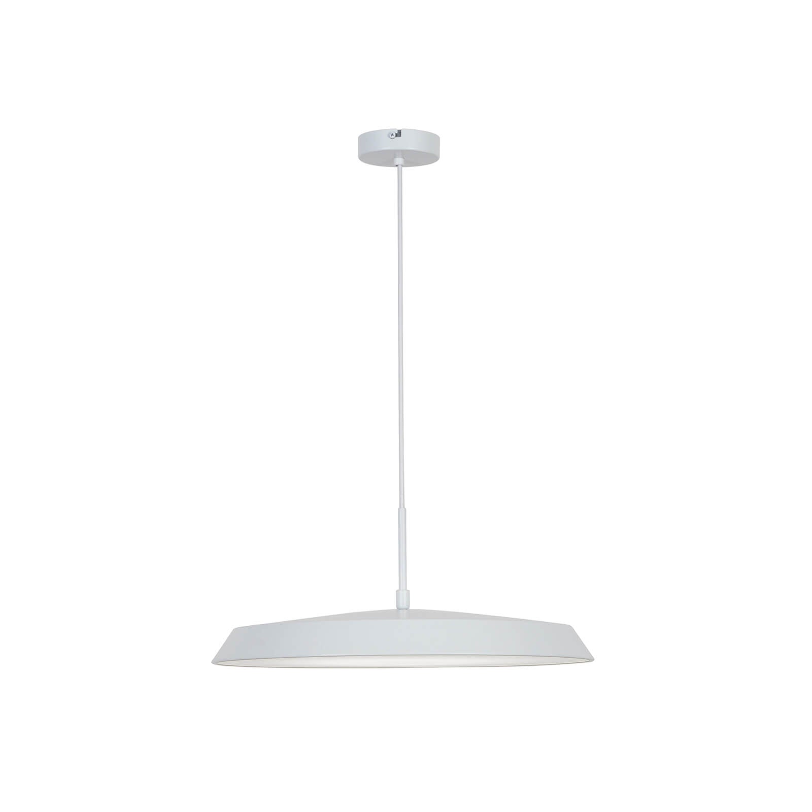 Pendul modern FLAT alb cu LED 22W