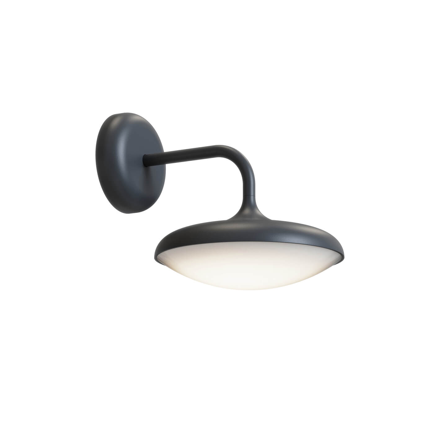 Aplica de exterior moderna MERLINE neagra cu iluminare LED de 13W, pentru o atmosfera exterioara eleganta si bine iluminata.