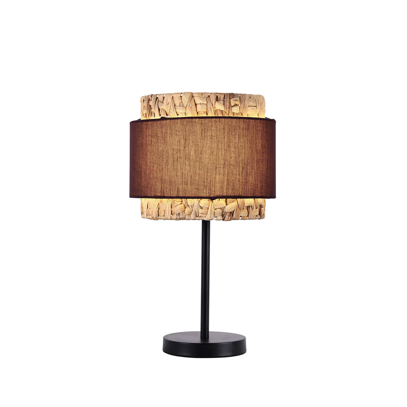 Veioza chic RIVIERA natur maro 1x40W E27