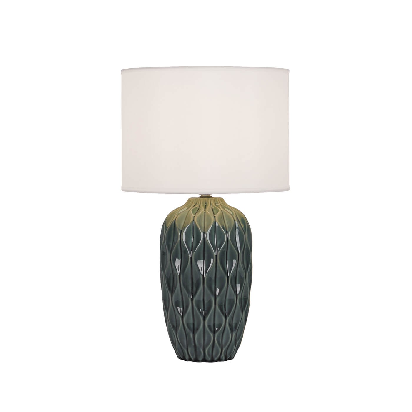 Veioza moderna PINEAPPLE verde din ceramica 1x40W E27