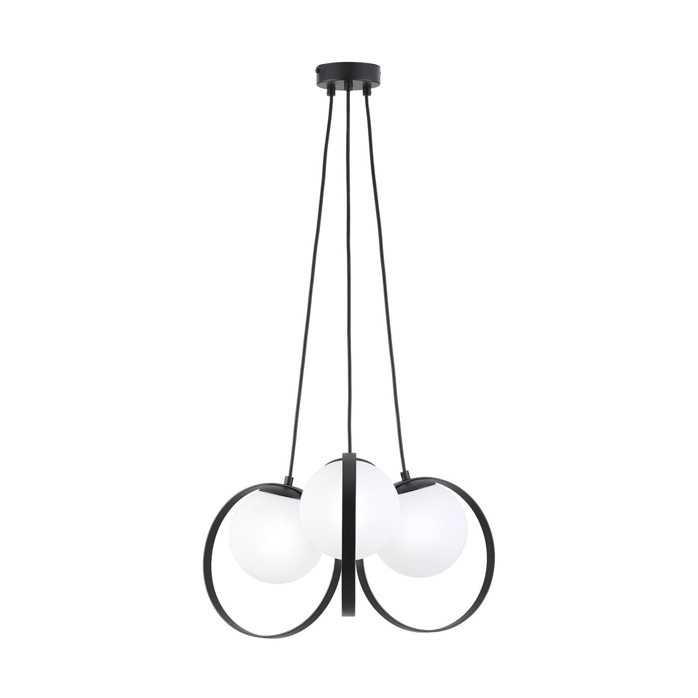 lampa suspendata eleganta cu globuri de sticla