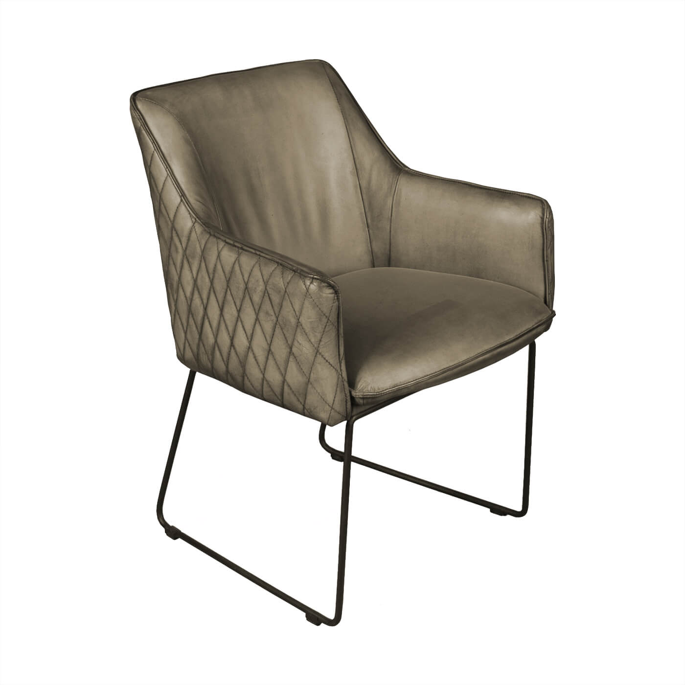 Scaun vintage DALE din piele