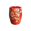 Cauti un taburet ceramic YATORO floral rosu pentru living sau dining, design modern?