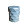 Cauti un taburet ceramic YATORO geometric albastru pentru living sau dining, design modern?