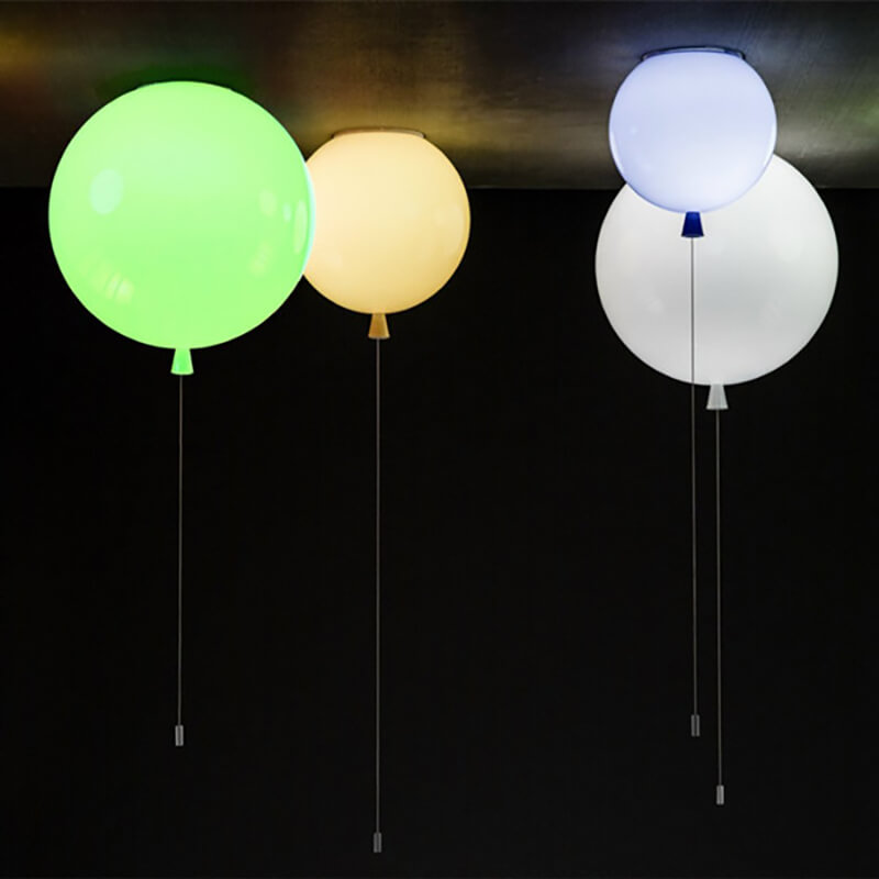 Plafoniera moderna portocalie din plastic BALLOON CL 1x40W E27