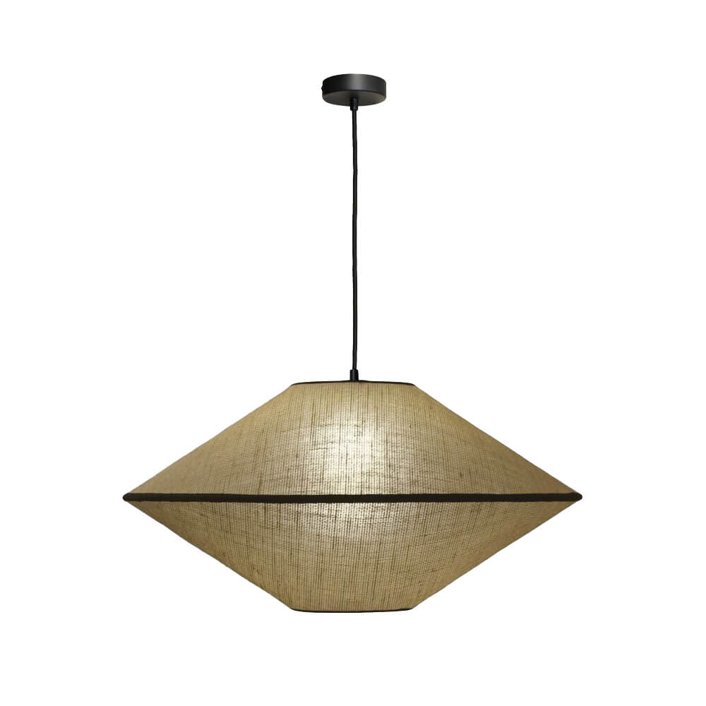 Cauti un pendul AMICA S1 cu abajur textil, design modern, pentru living, dining sau dormitor din colectia de lustre si candelabre Domicilio?