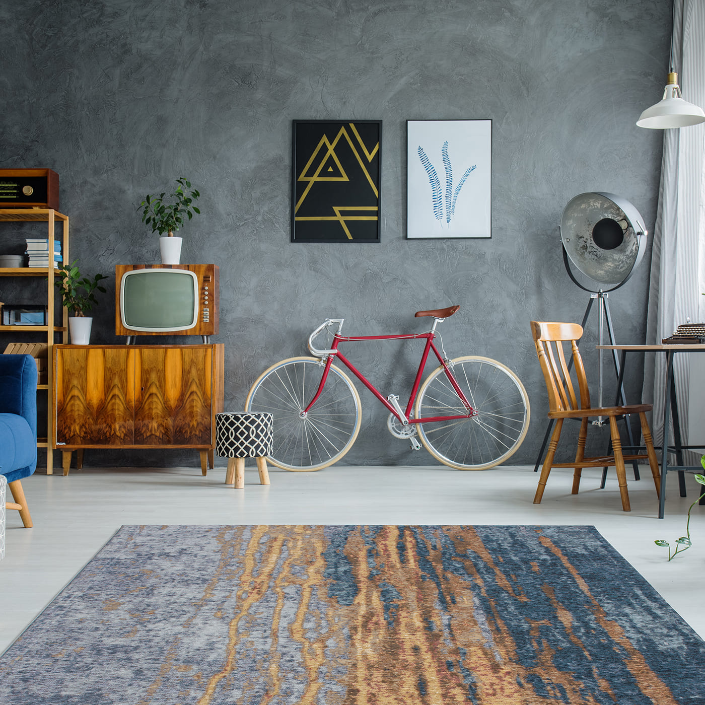 opera de arta intr-un covor