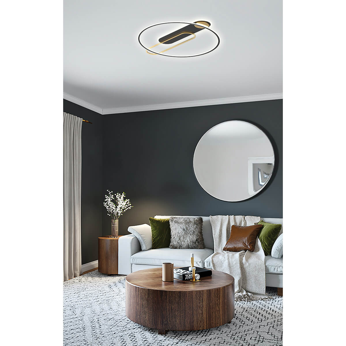 plafoniera cu design unic futurist