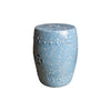 Taburet ceramic YATORO terrazzo albastru pentru living pentru living sau dining, design modern