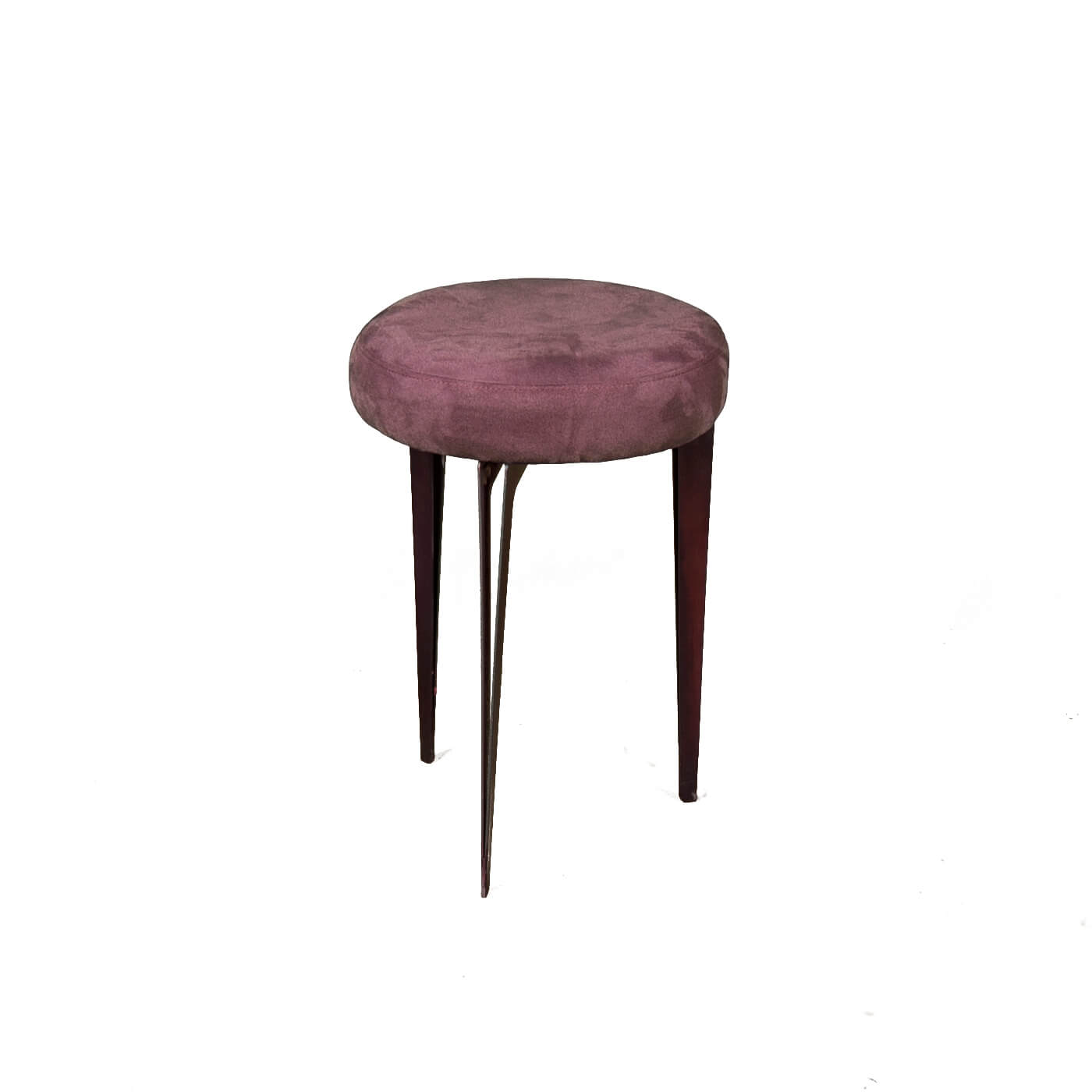 Taburet elegant JORGE mov cu sezut textil