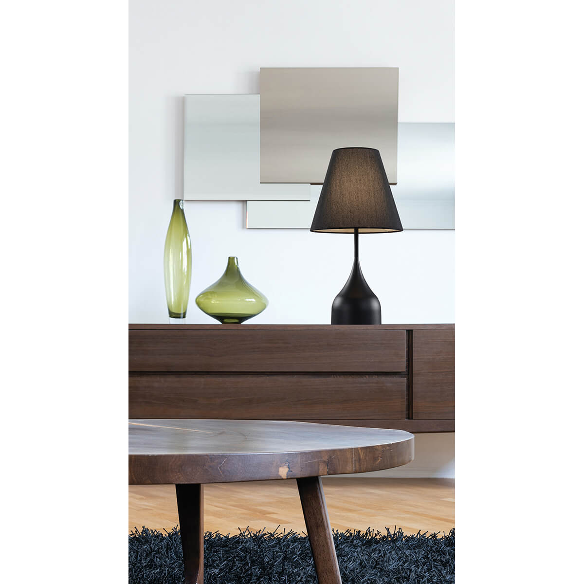 veioza eleganta cu abajur textil