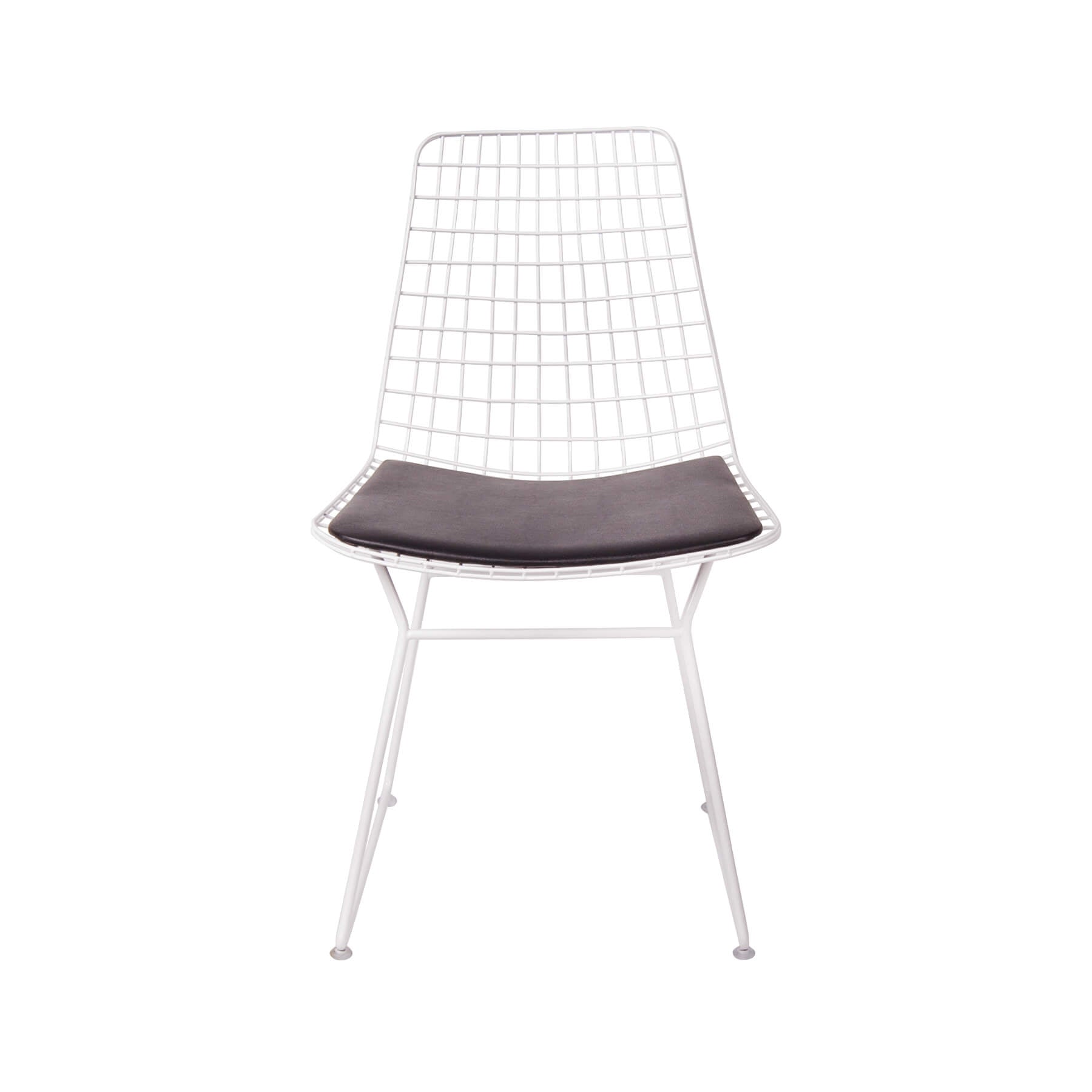 Cauti un scaun din metal pentru dining, DAVID U alb cu pernuta neagra, din colectia DOMICILIO?