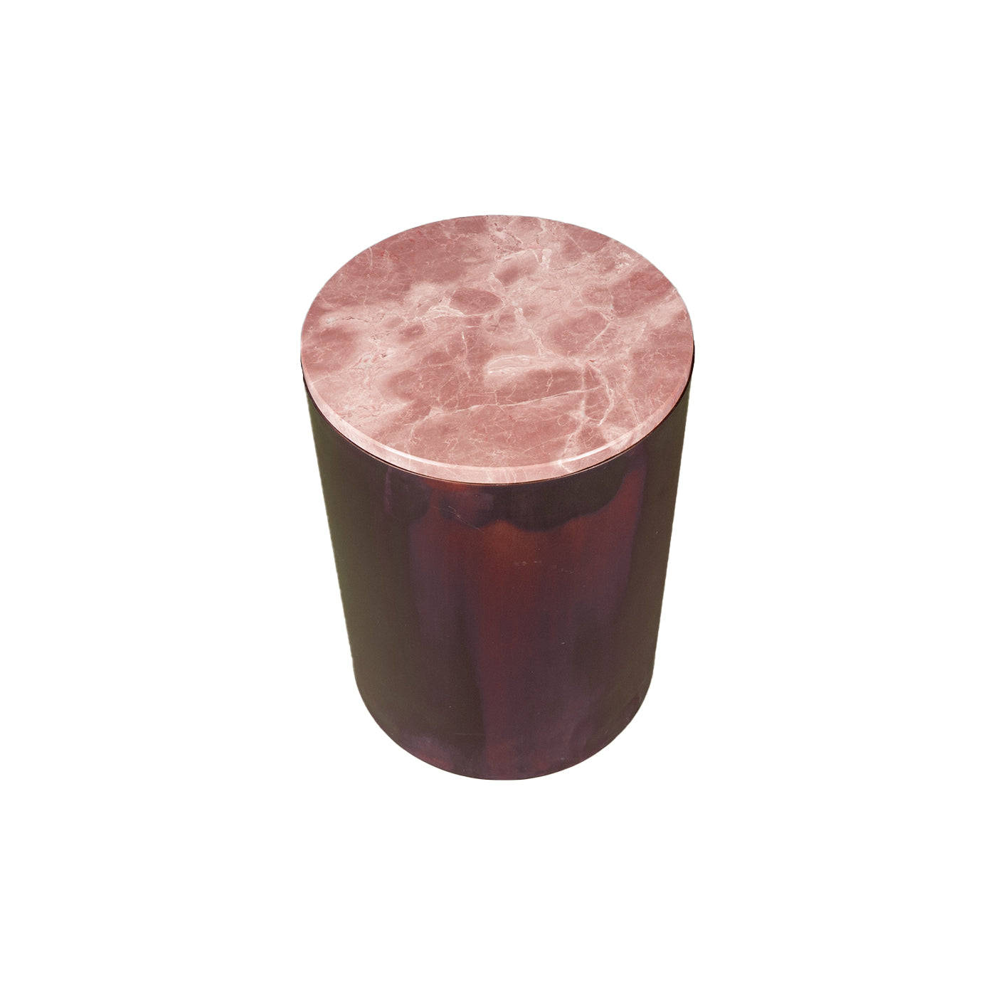 Masuta de cafea metalica RETA cu blat marmura