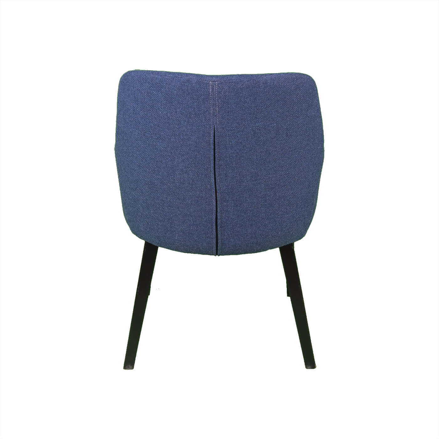 Scaun dining HAROON albastru cu brate