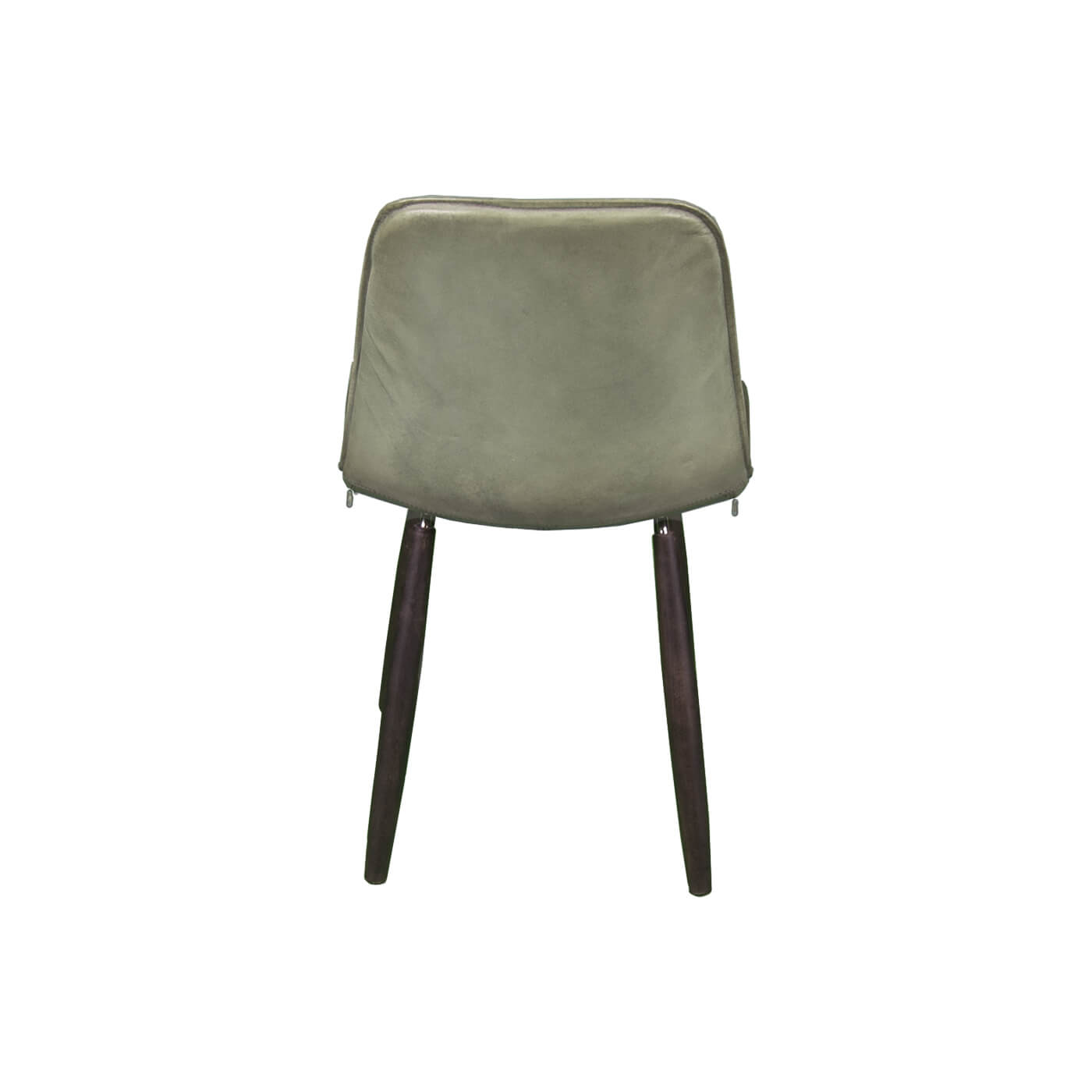 Scaun dining verde JARED din piele