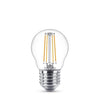 Domicilio Bec LED Philips P45 E27 4.3W 470 lumeni, cu filament pentru lustre, corpuri de iluminat, veioze sau lampadare