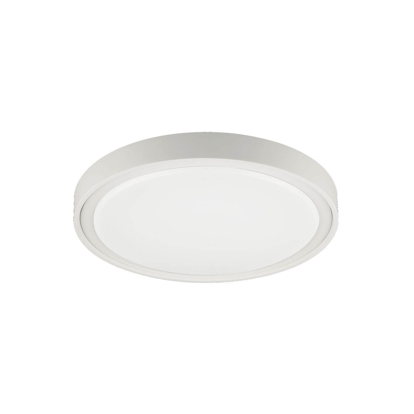 Plafoniera de exterior rotunda minimalista ANABELLA alba cu LED 19W