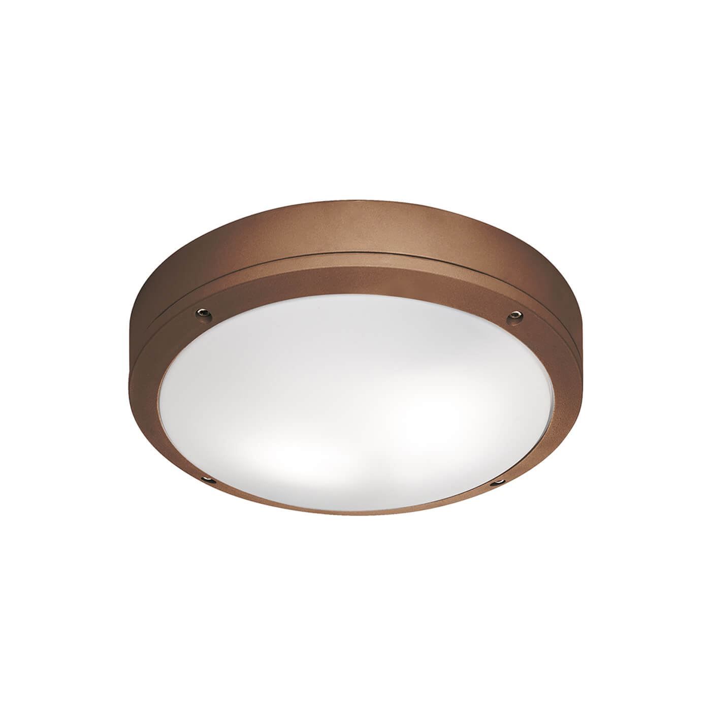 Plafoniera de exterior rotunda moderna LEROS maro 2xE27