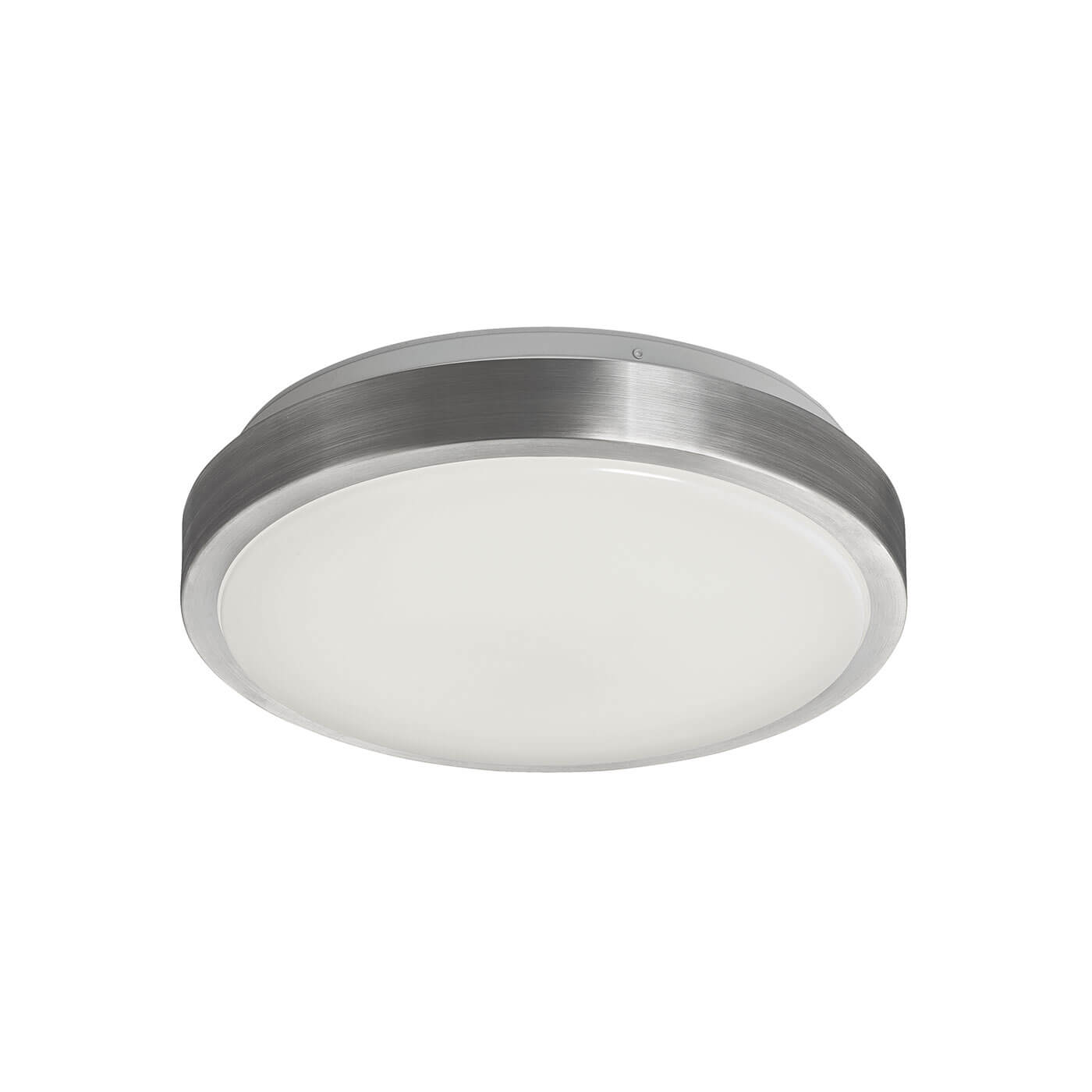 Plafoniera de exterior moderna BRIGHT argintie cu LED 18W