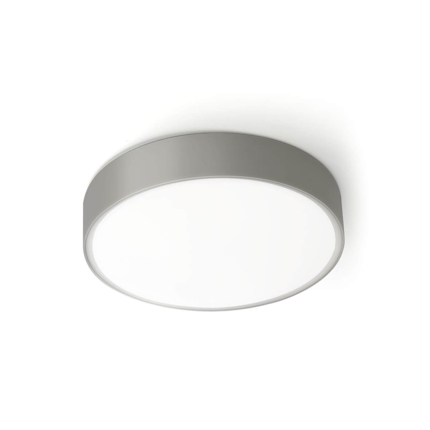 Plafoniera de exterior rotunda minimalista DONOUSA gri cu LED 24W