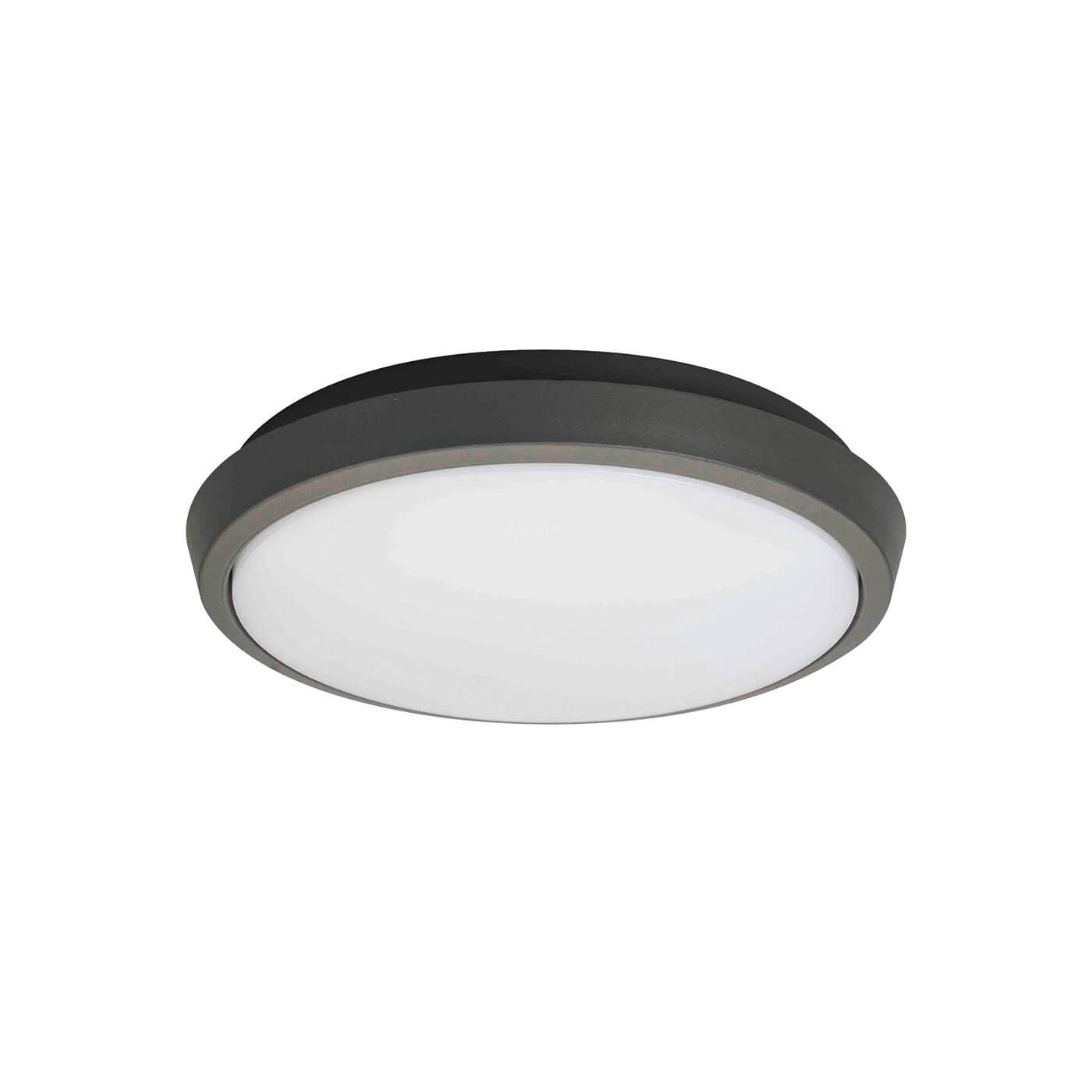 Plafoniera de exterior minimalista TIBUOK gri inchis cu LED 10W