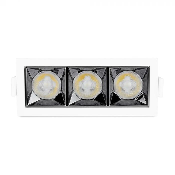 Spoturi incastrabile pentru interior, LED 12W 2700KSpoturi incastrabile pentru baie, bucatarie, living, dormitor, usor de montat si reglat.   Spoturile din gama MELO sunt piesele perfecte pentru spatiile moderne amenajate intr-un mod cat mai versatil si practic. Designul ii permite sa se alature cu usurinta in decoruri dintre cele mai diverse, iar materialul ii garanteaza calitatea inalta.