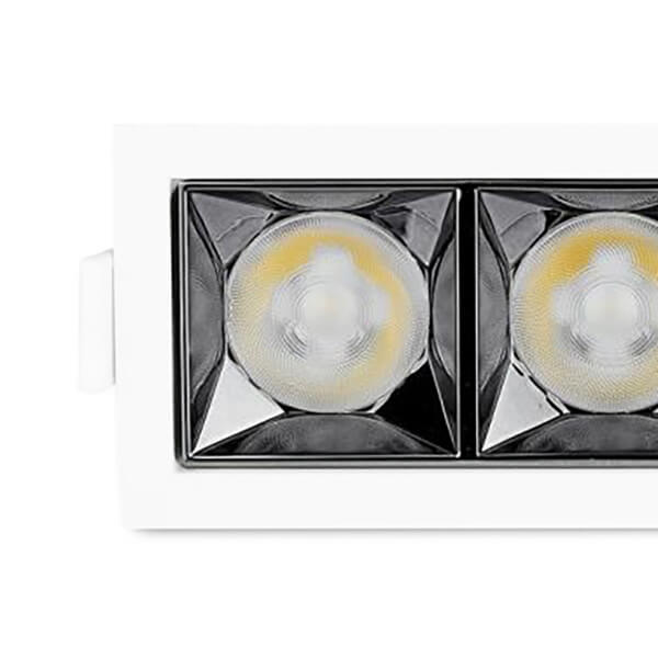 Spot incastrat minimalist V-TAC alb cu LED MELO C2 38°