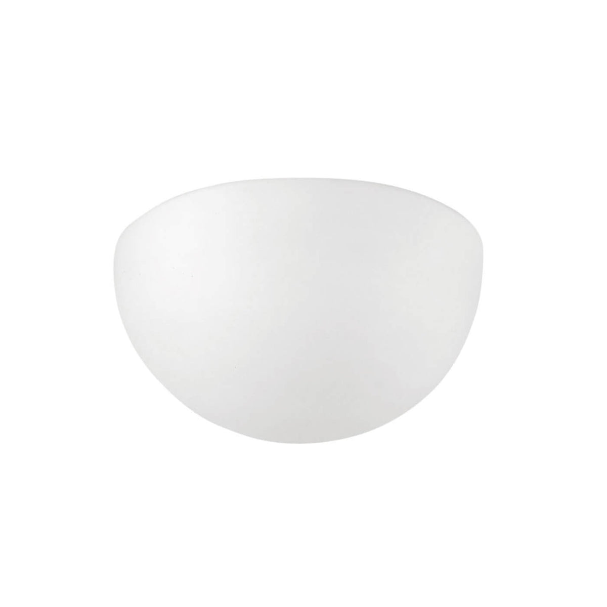 Aplica minimalista alba BIANCA W1 din sticla 1x42W E27