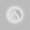 Cauti o aplica alba MOBY din metal cu LED - pentru dormitor sau living, design modern, elegant? 