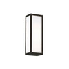 Cauti o aplica alba-maronie FIGARO W1 - pentru living sau dormitor, design modern, minimalist? Din colectia de lustre si corpuri de iluminat Domicilio