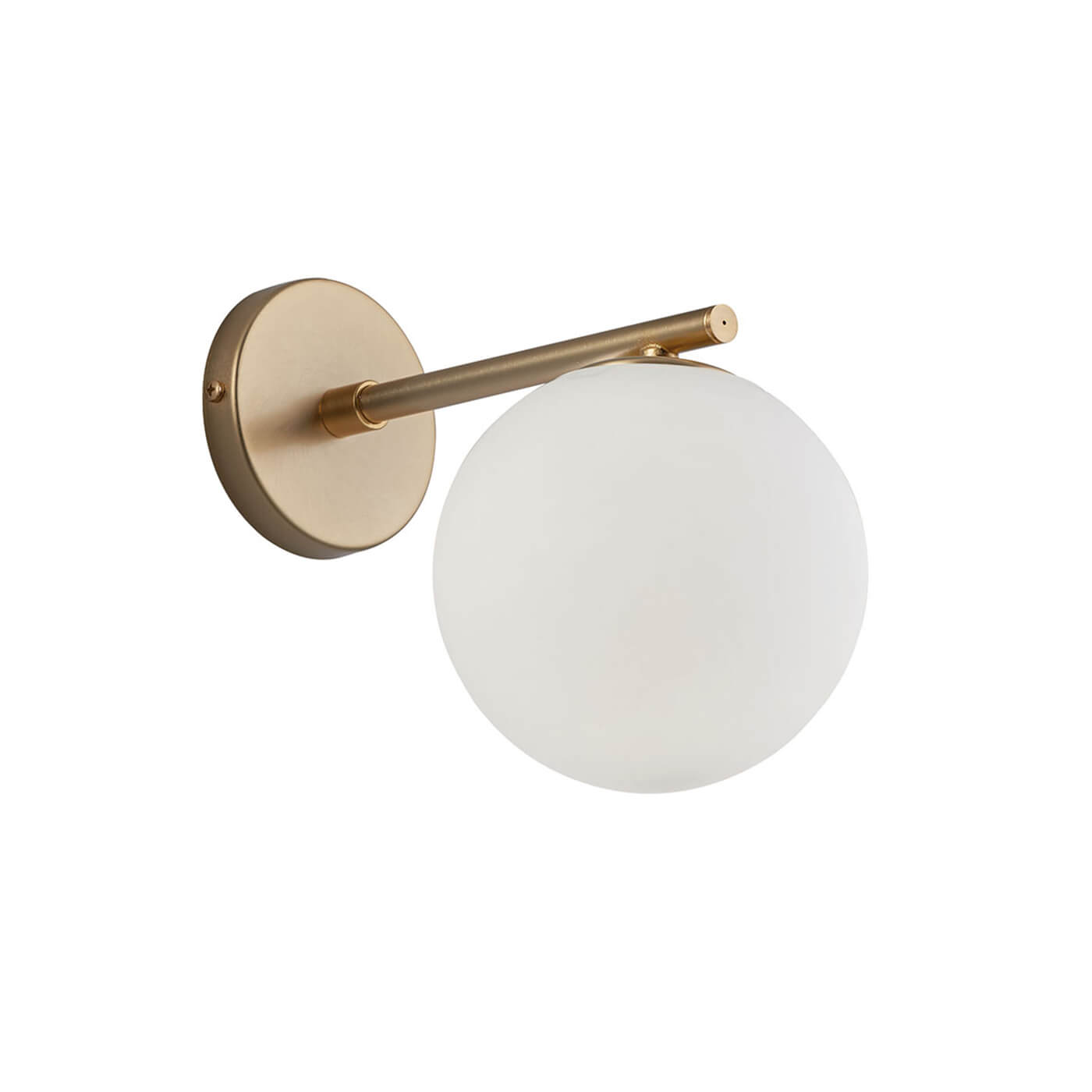 Cauti o aplica aurie GLOBE W2 cu glob din sticla - pentru living sau dormitor, design modern, elegant? Din colectia de lustre si corpuri de iluminat Domicilio