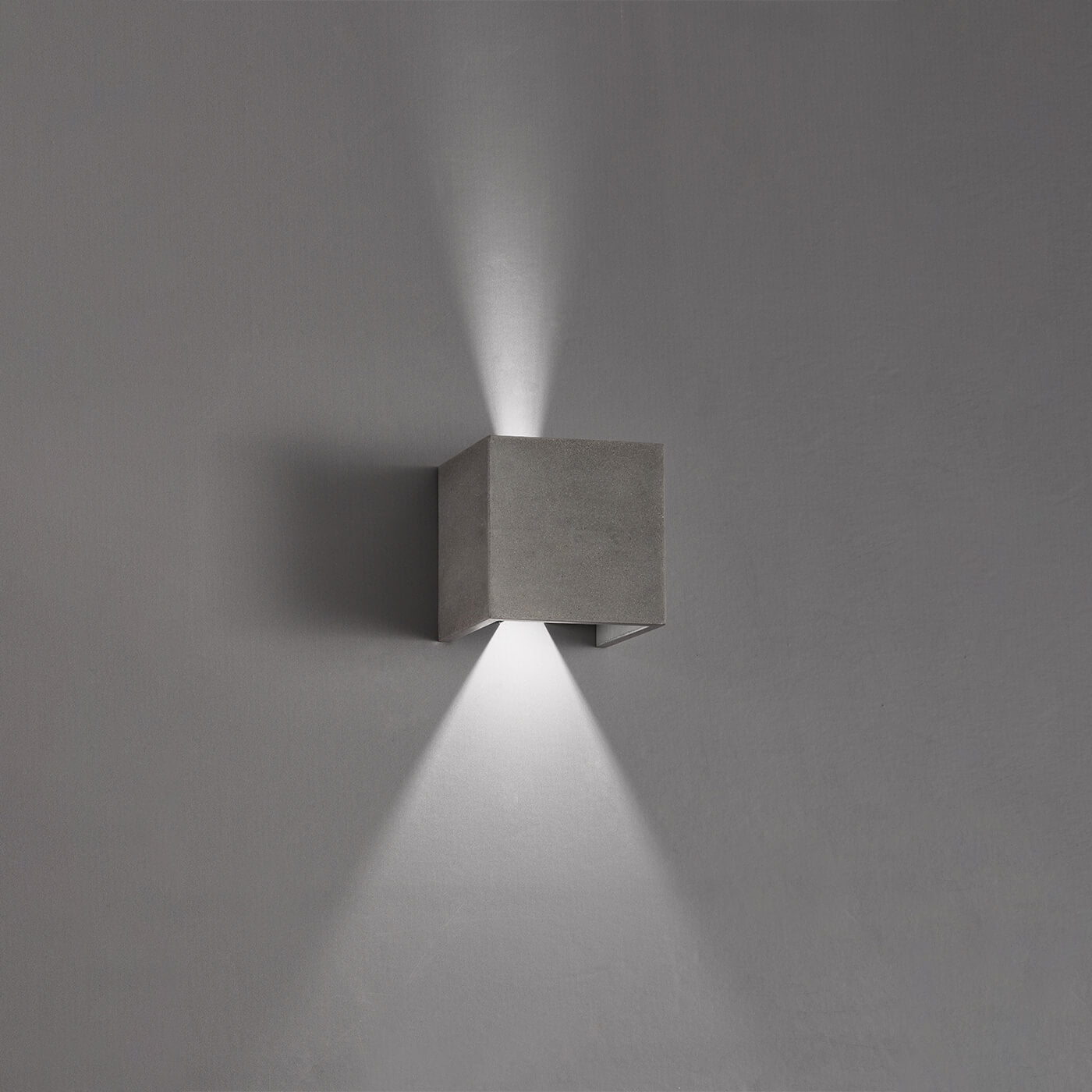 Aplica de exterior eleganta SAMOS gri cu LED 12W pentru balcon